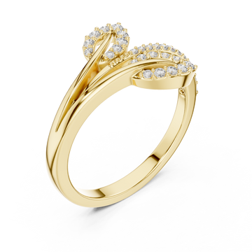 Gold Eternal Loop Embrace Right View