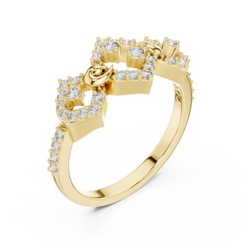 Gold Harmony Twist Guardian Band Right View
