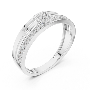  White Gold Ethereal Path Radiance Statement Ring Right View