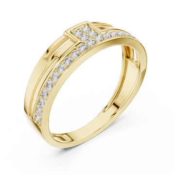 Gold Ethereal Path Radiance Statement Ring Right View