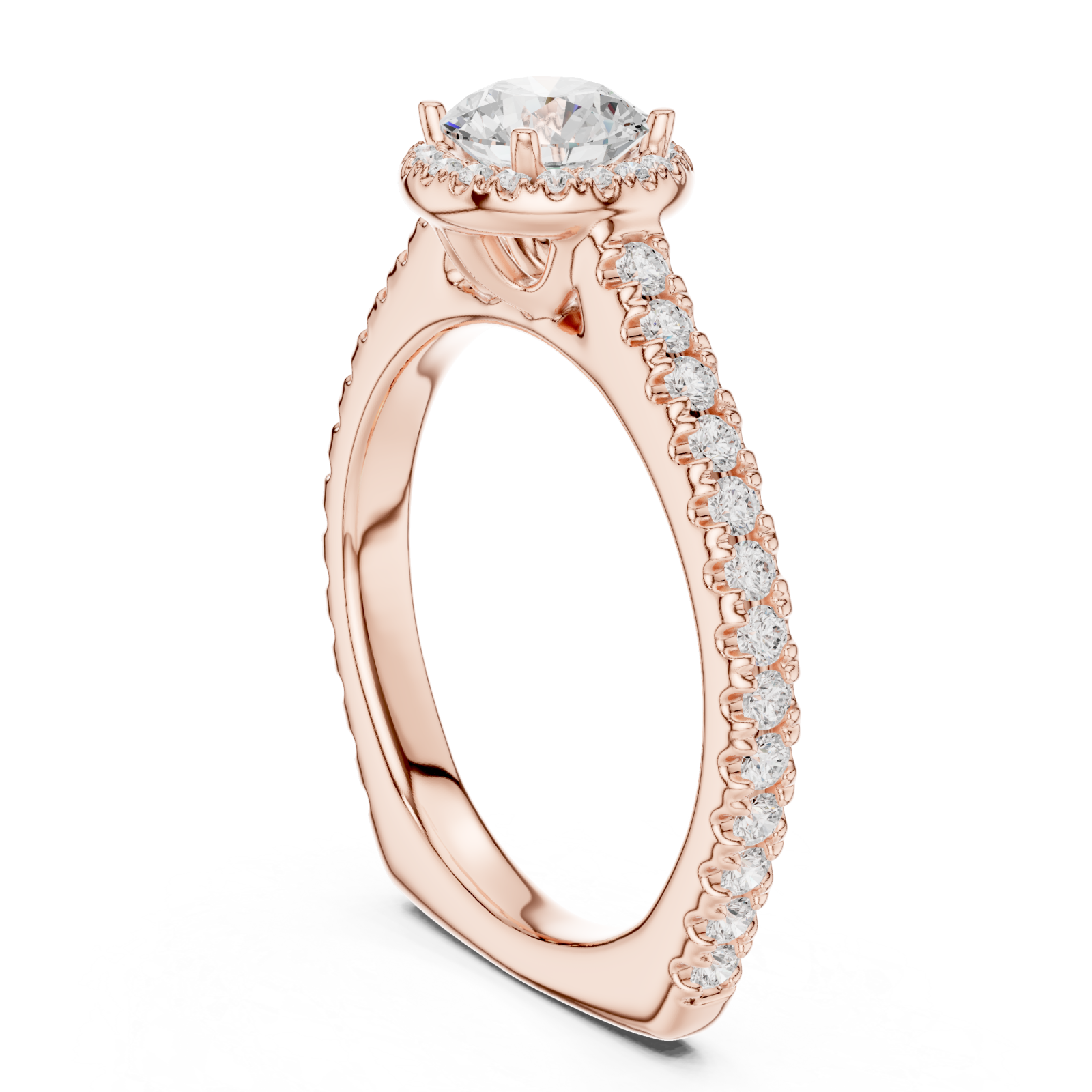  Rose Gold Aurora Muse Ribbon Band Left View