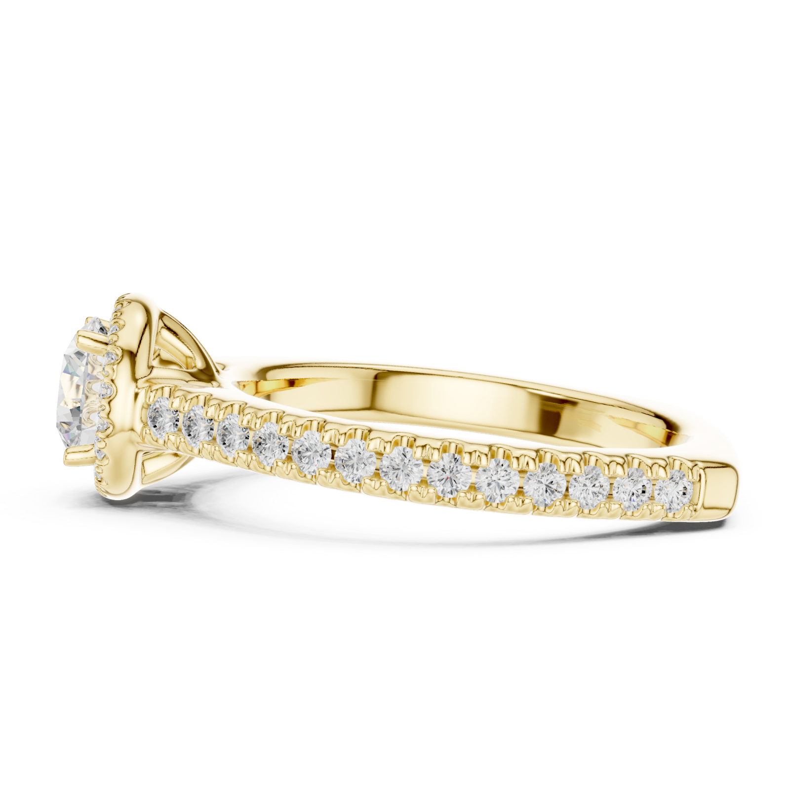 Gold Aurora Muse Ribbon Band Side View