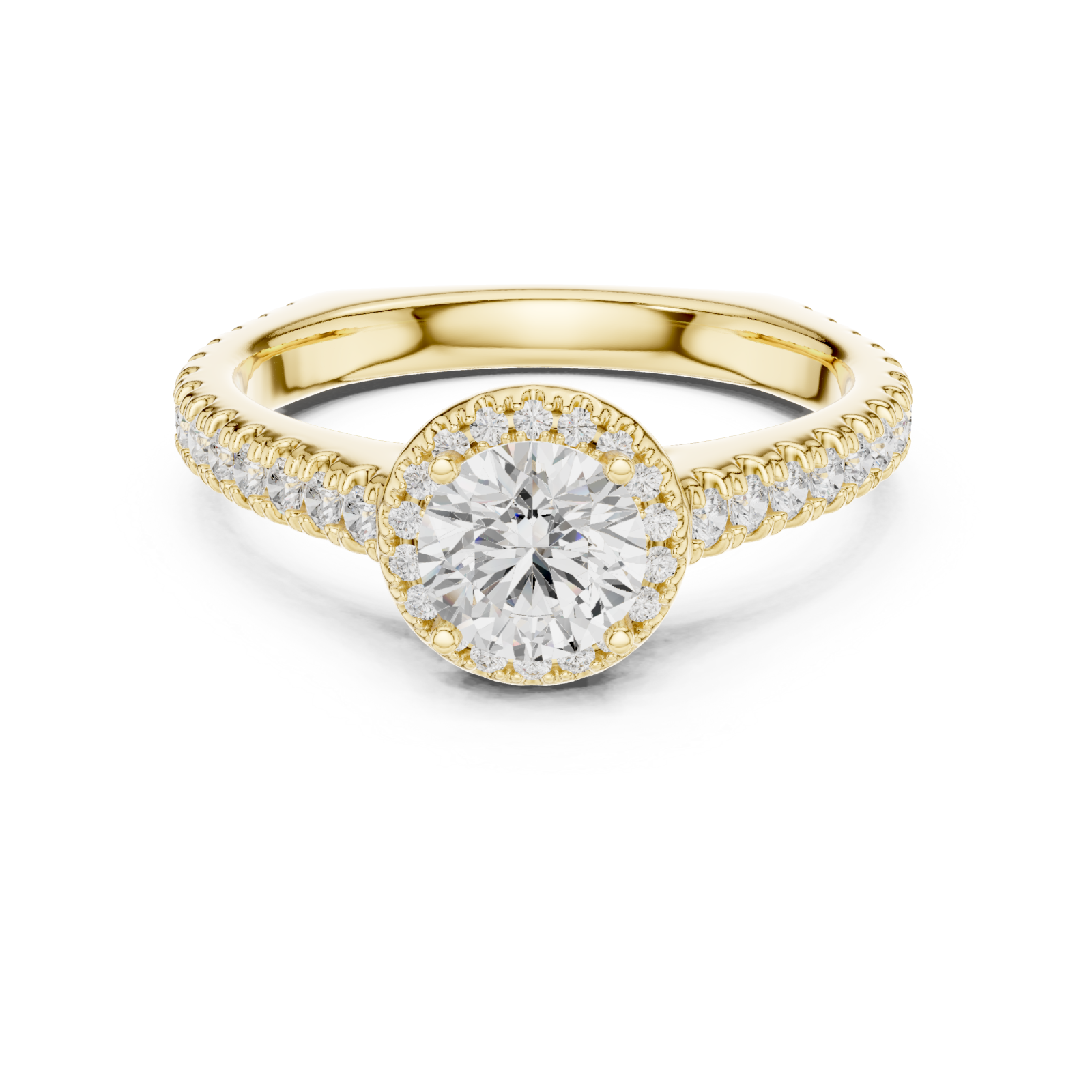  Gold Aurora Muse Ribbon Band Front View