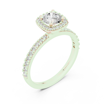  Rose Gold Midnight Radiance Eternity Band Right View