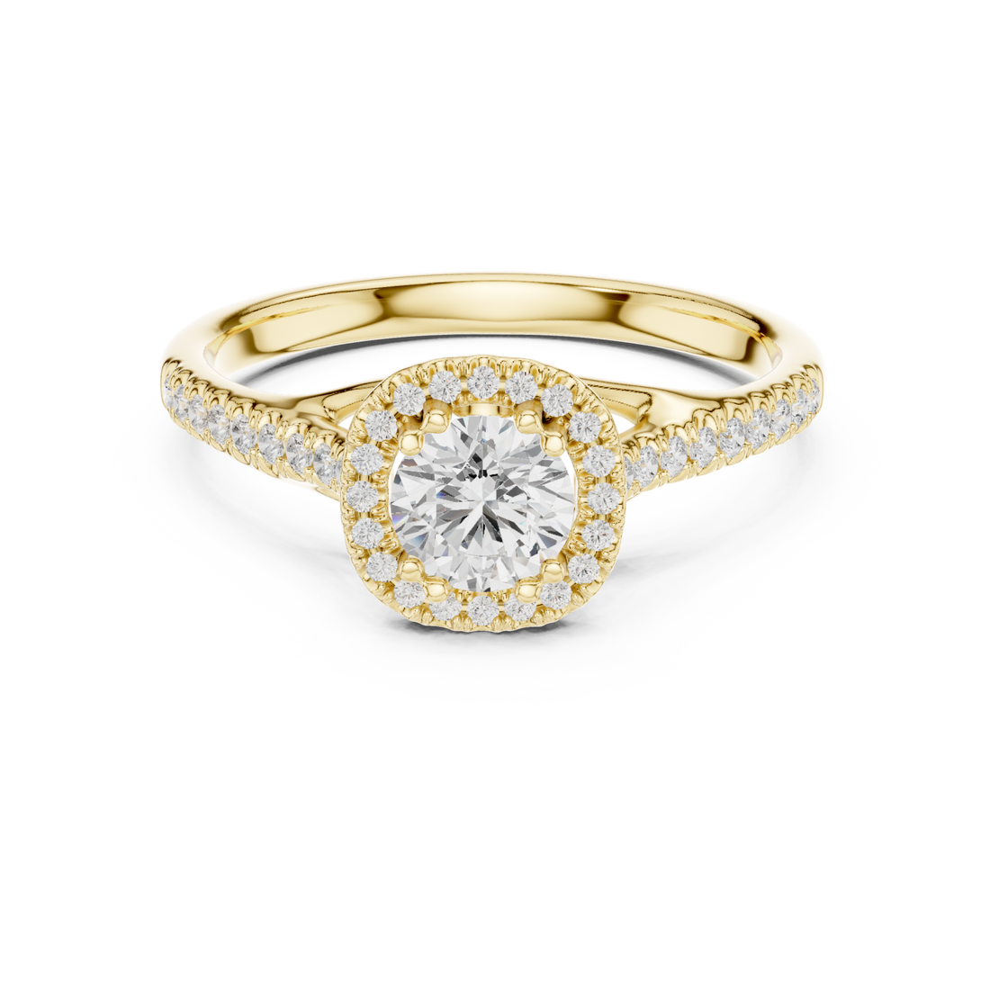 Gold Eternal Vow Radiance Ring Right View