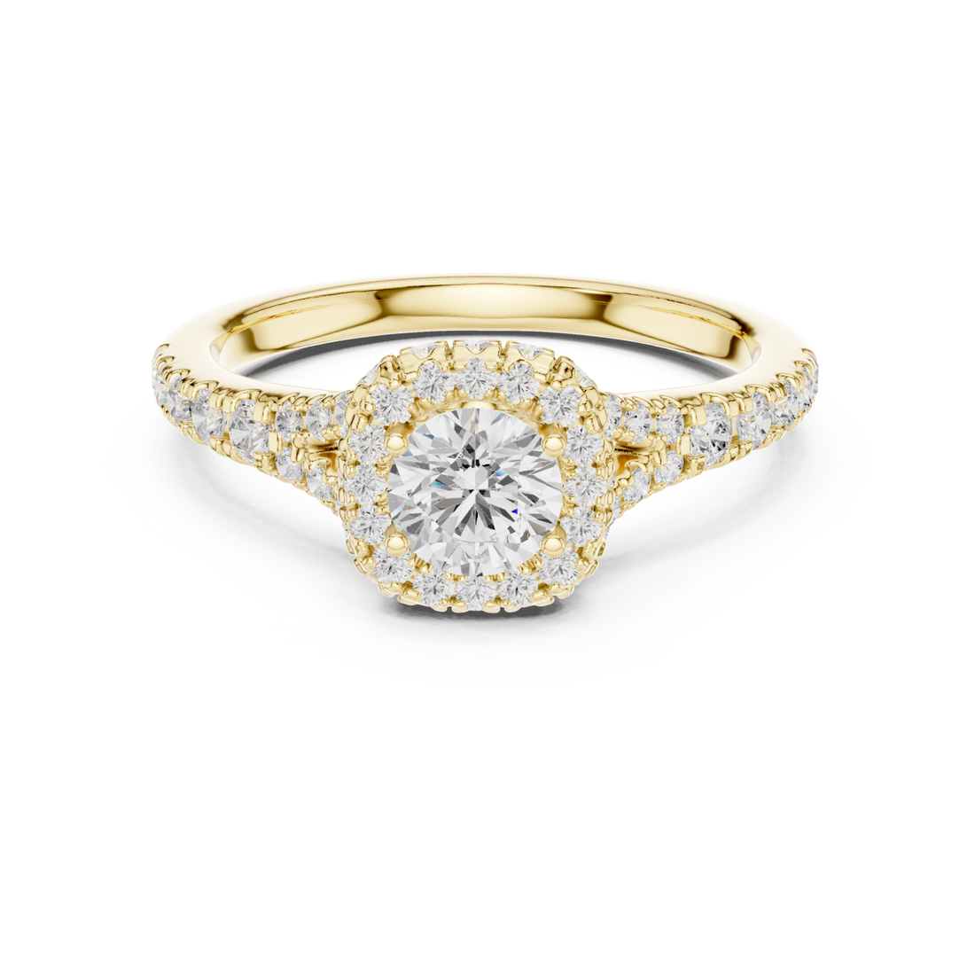 Gold Eclipse Embrace Aura Band Ring Right View