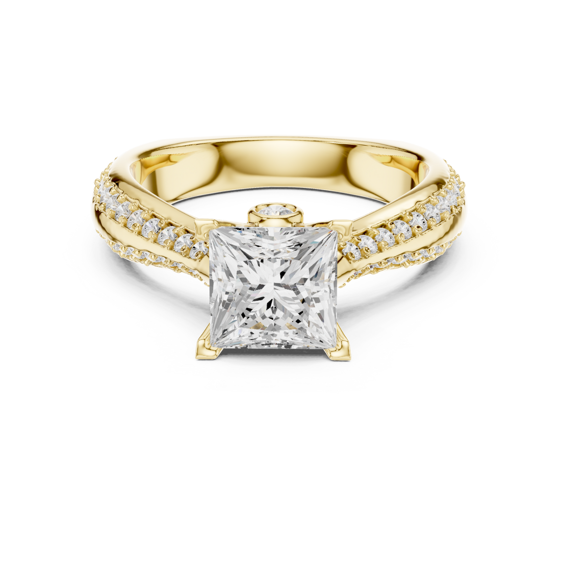 Gold Pure Radiance Regal Statement Ring Right View