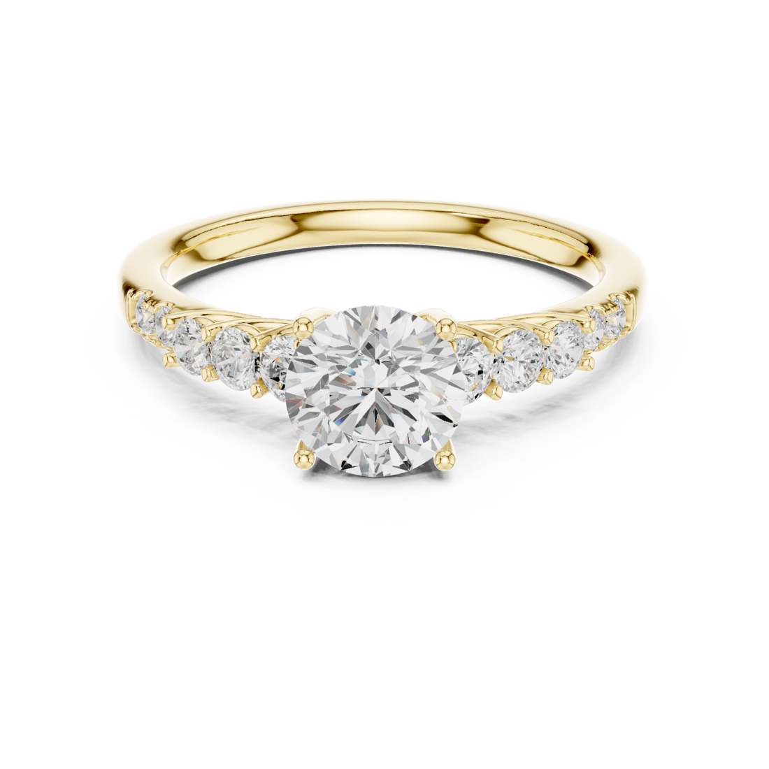 Gold Elegant Whisper Luxe Ring Right View