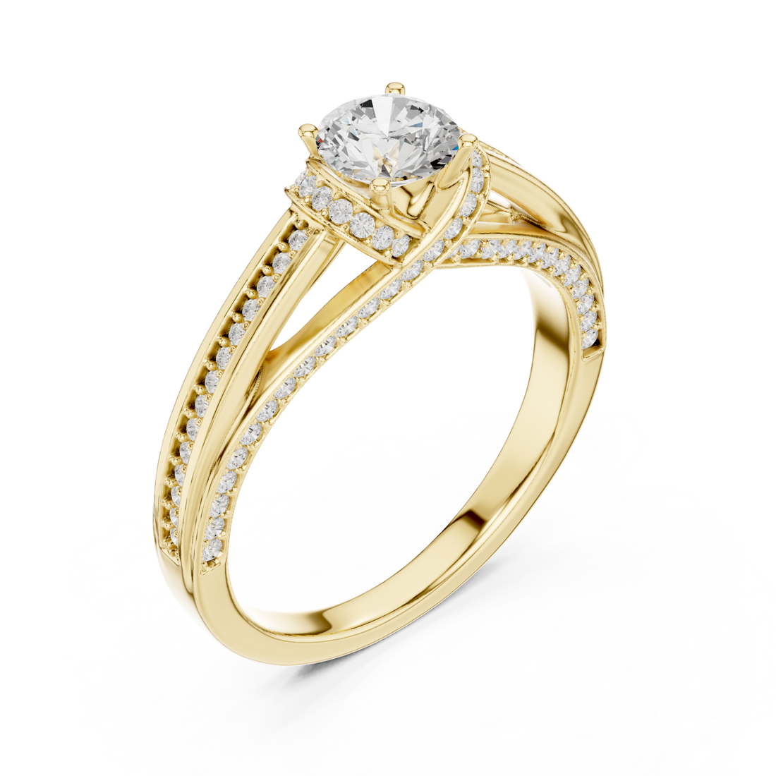 Gold Grandeur Empress Ascend Band Right View