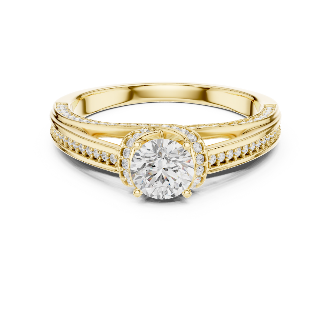 Gold Grandeur Empress Ascend Band Right View