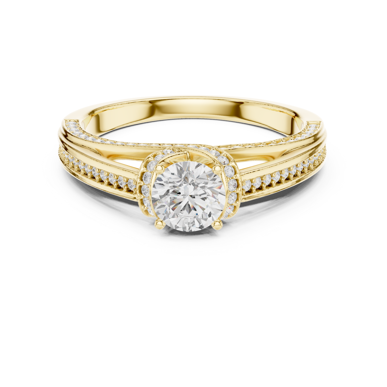  Gold Grandeur Empress Ascend Band Front View
