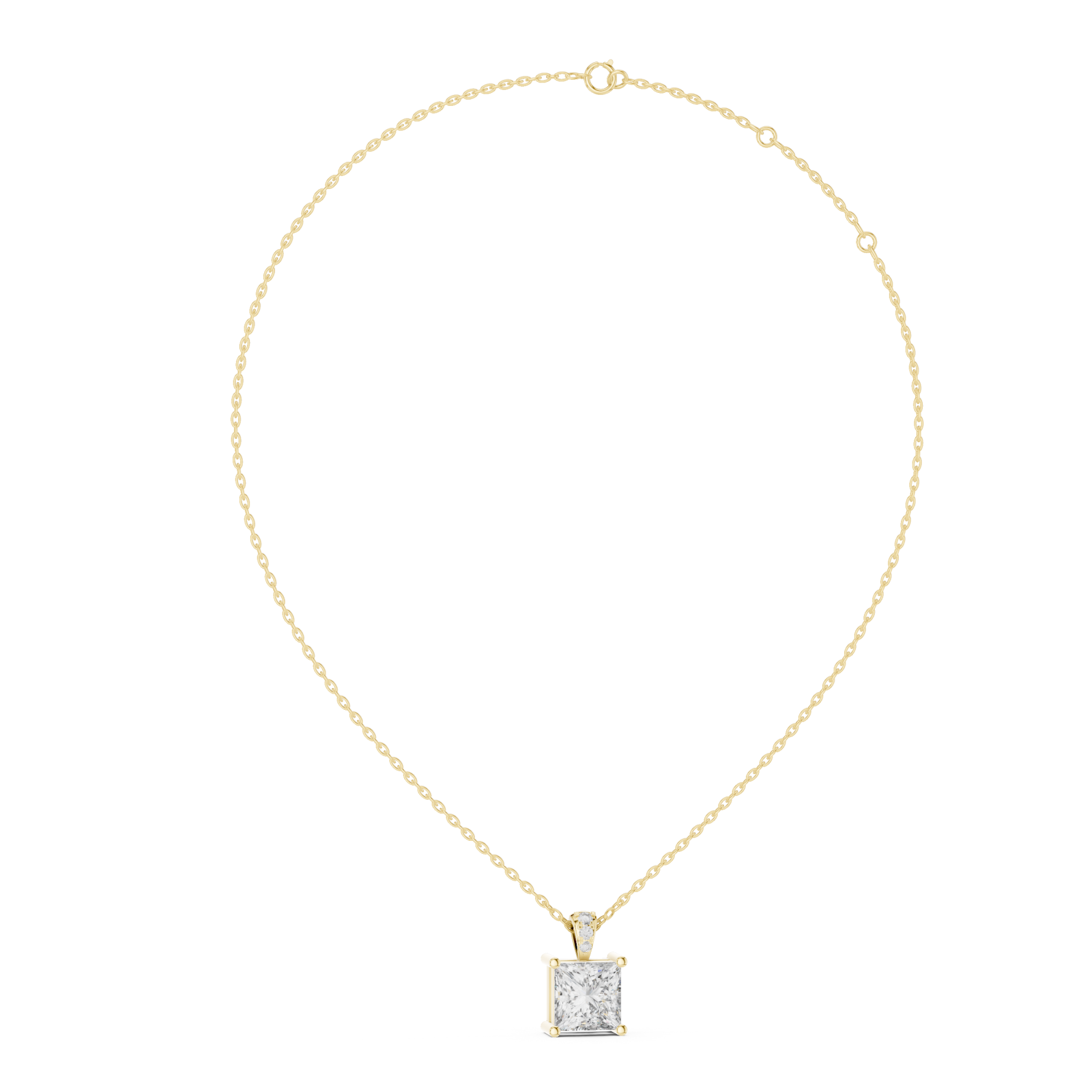  Gold Infinite Brilliance Centerpiece Pendant Left View