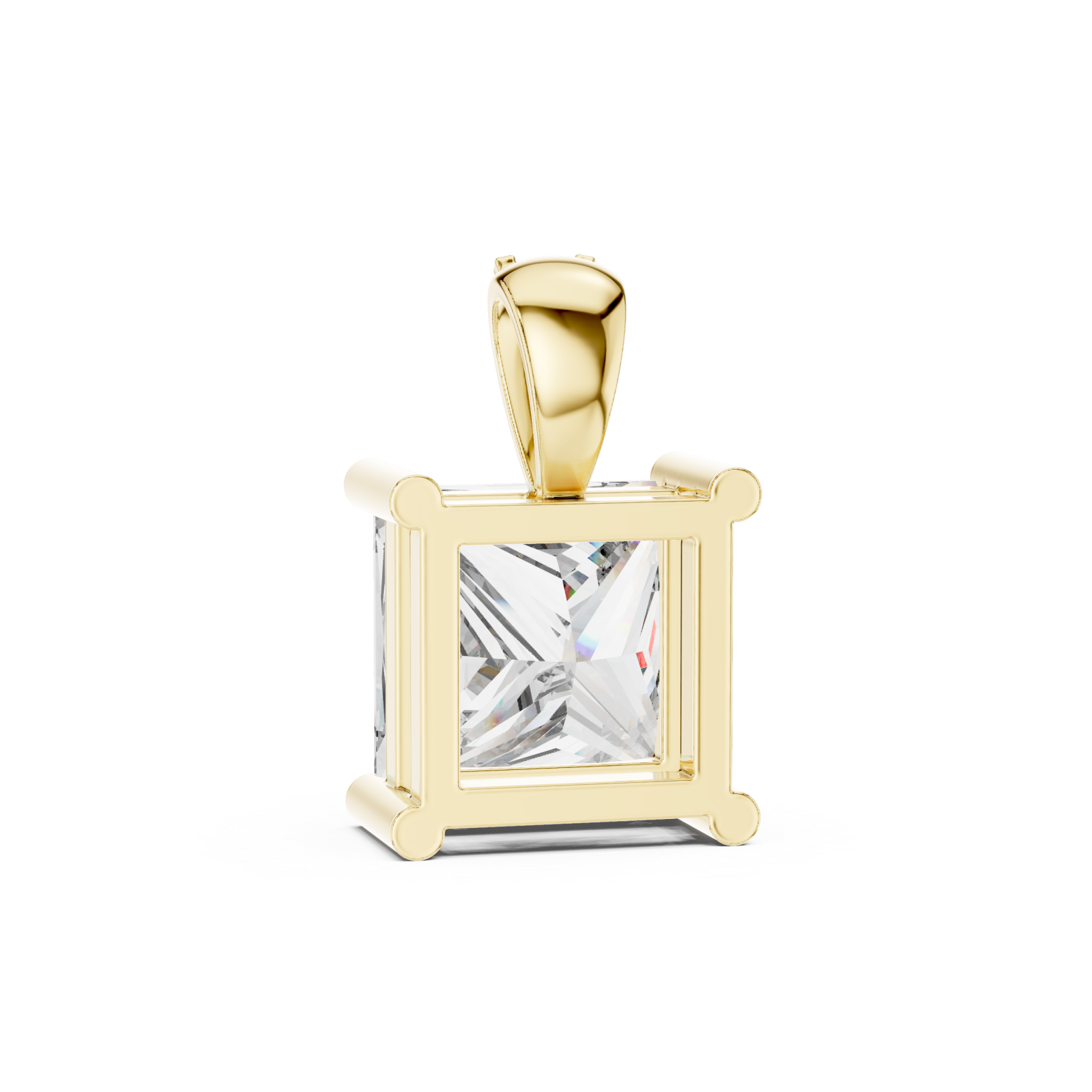  Gold Infinite Brilliance Centerpiece Pendant Front View