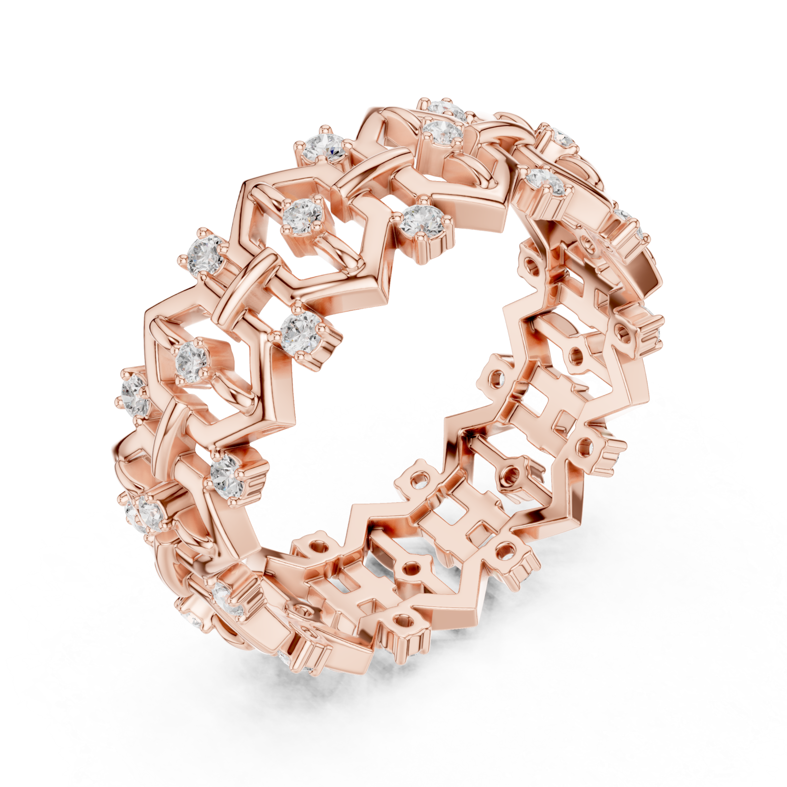  Rose Gold Azura Link Harmony Band Right View