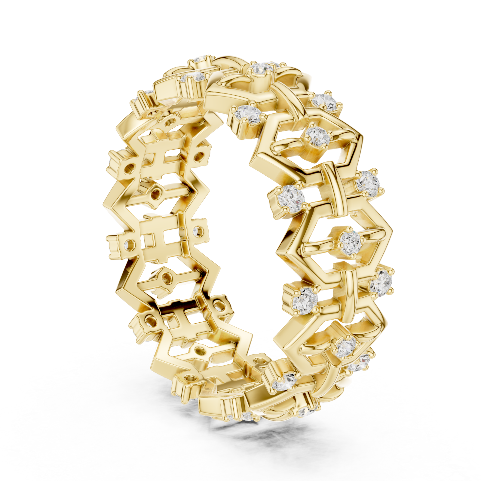  Gold Azura Link Harmony Band Left View