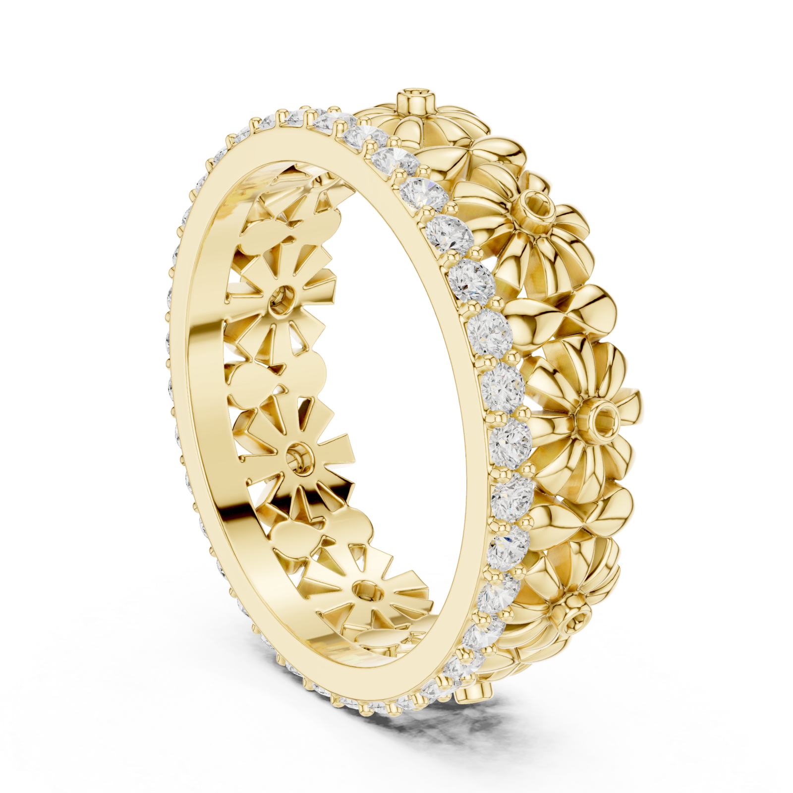  Gold Petal Grace Harmony Band Left View