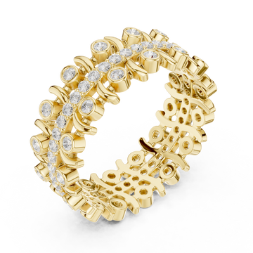 Gold Opulent Regalia Woven Statement Band Right View