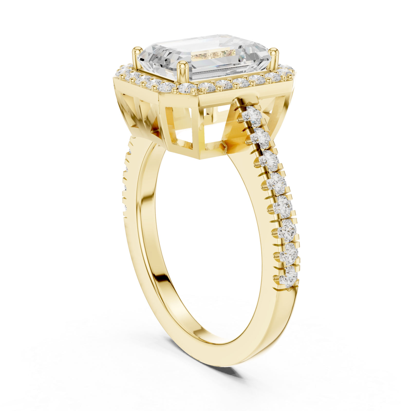  Gold Eternal Promise Signature Ring Left View