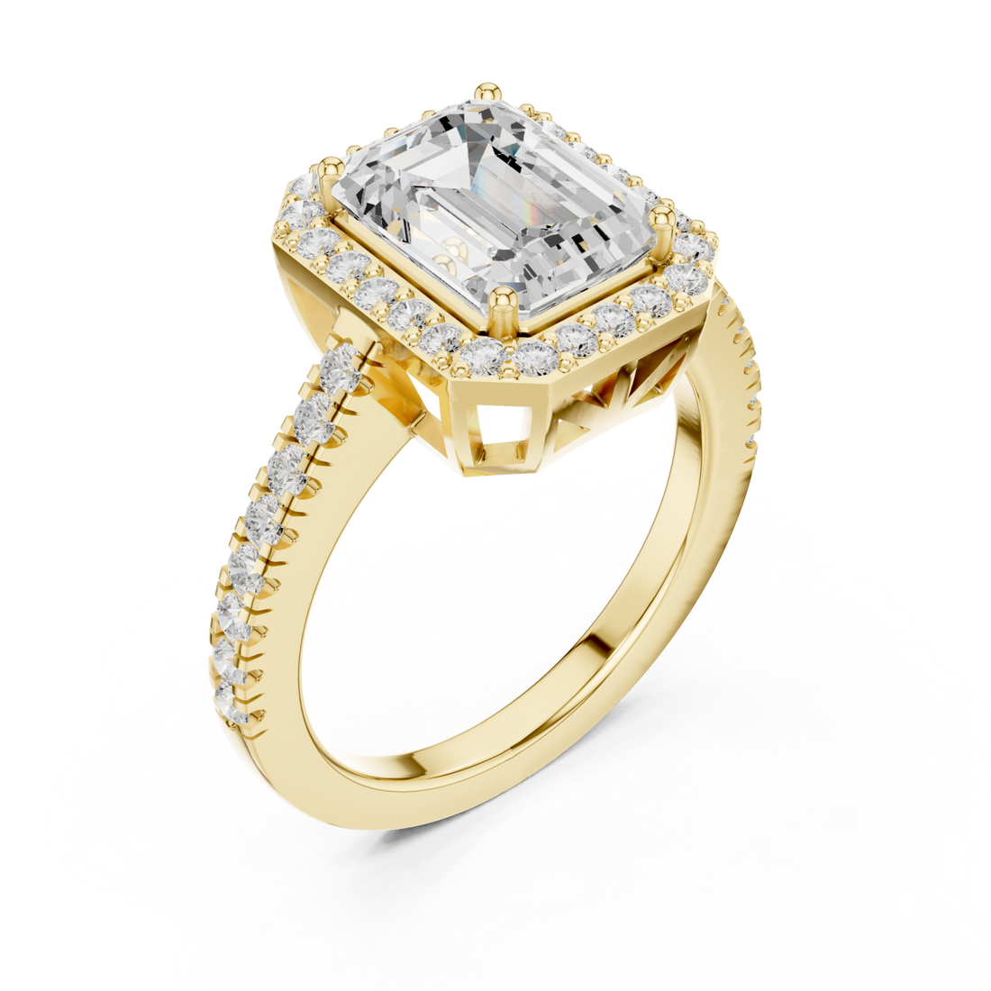 Gold Eternal Promise Signature Ring Right View