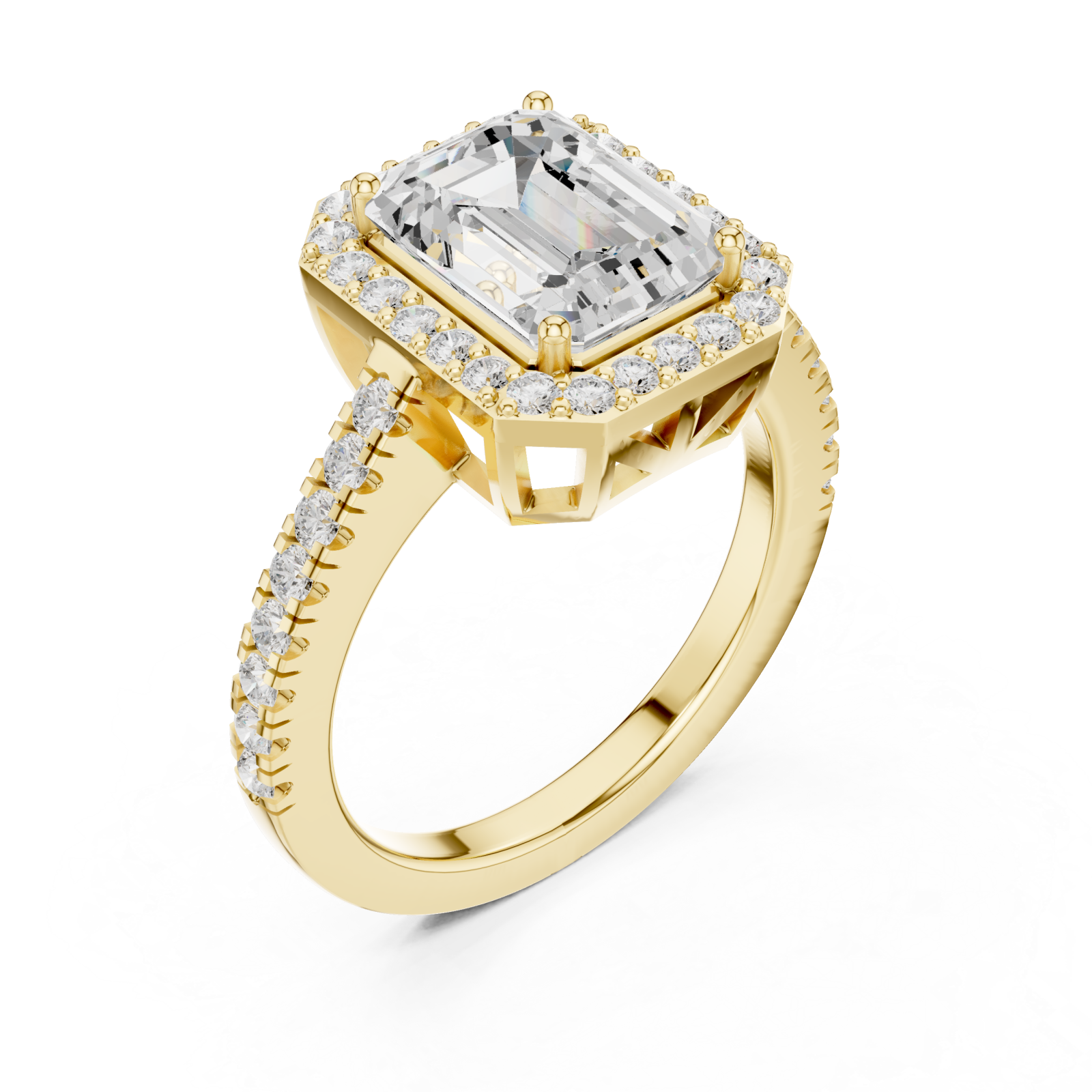Gold Eternal Promise Signature Ring Right View