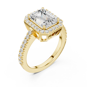 Gold Eternal Promise Signature Ring Right View