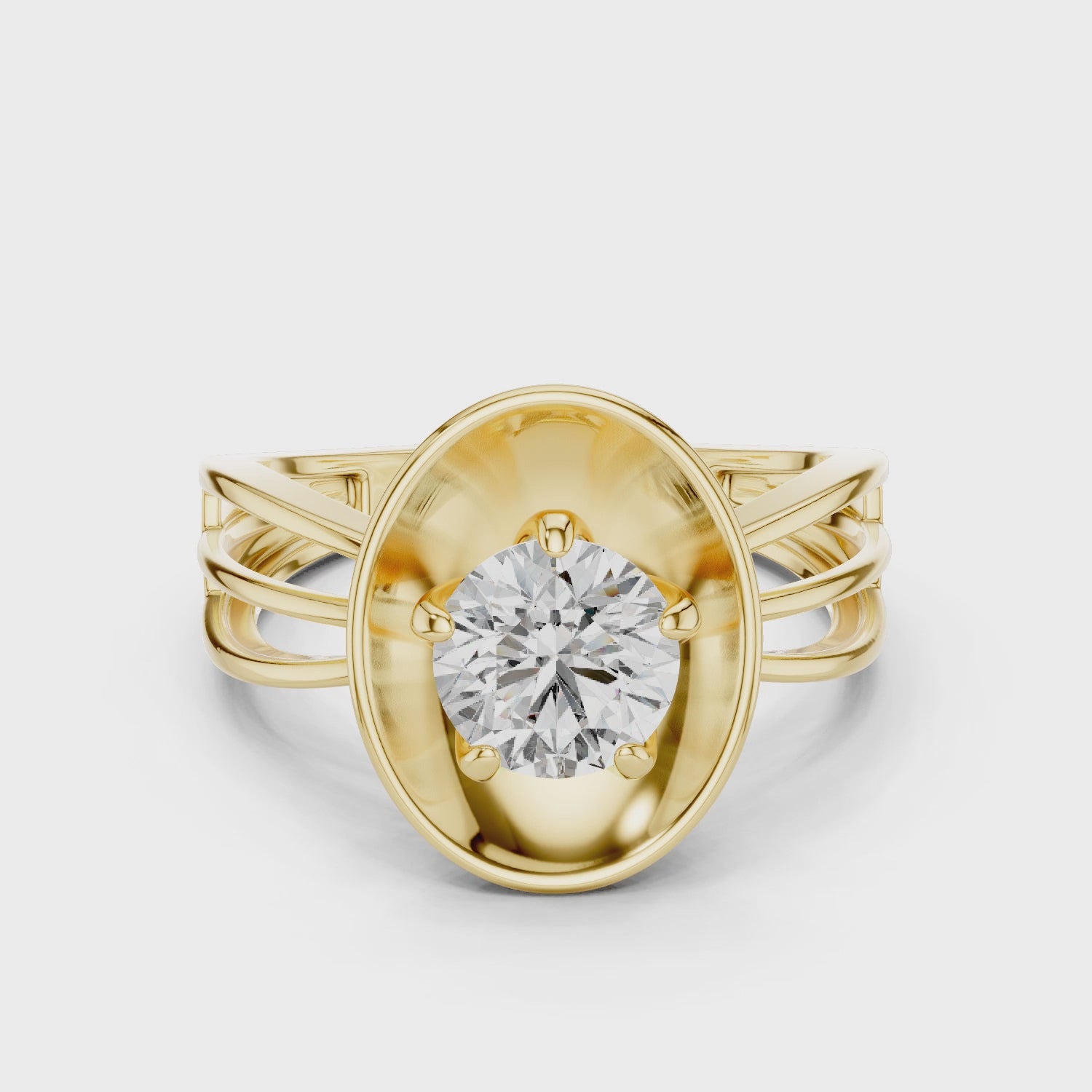 Infinite Grace Classic Halo Ring