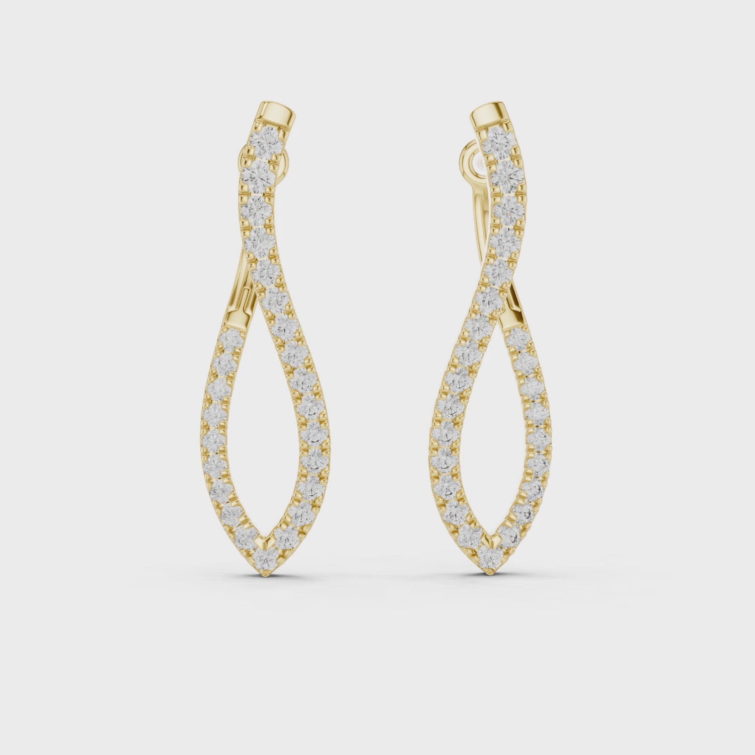 Elegant Infinity Embrace Earrings