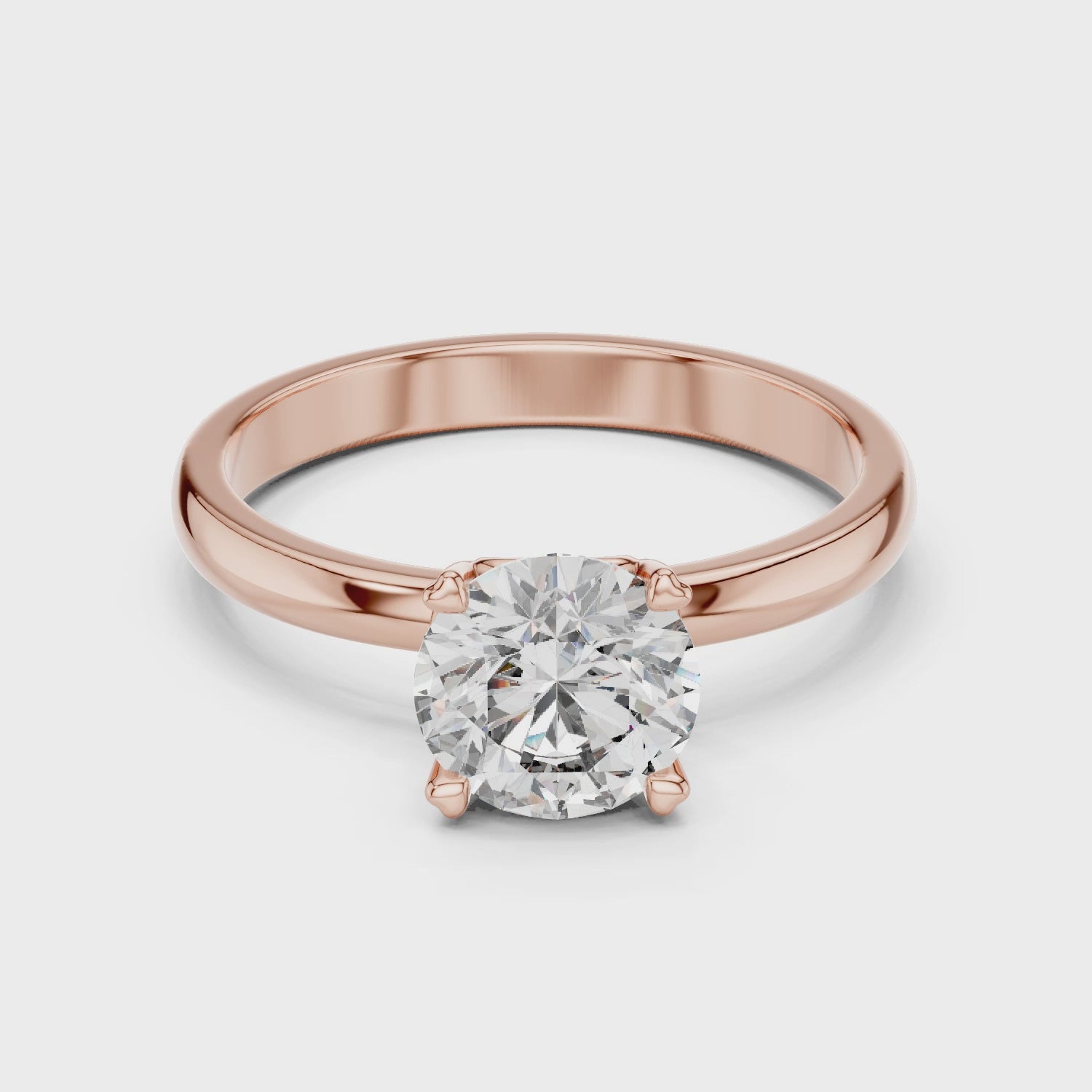 Celeste Whisper Modern Band Ring