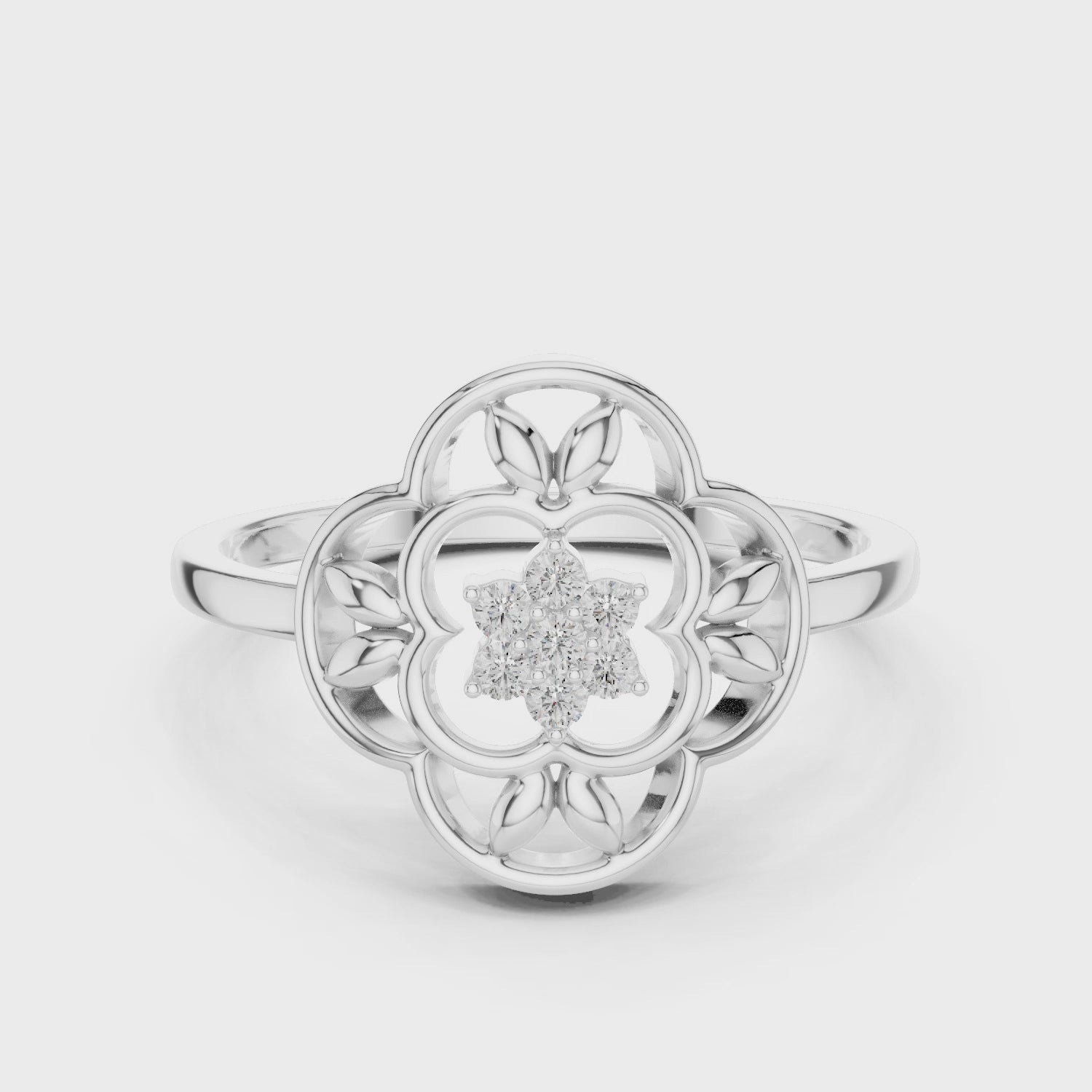 Petal Harmony Band Ring