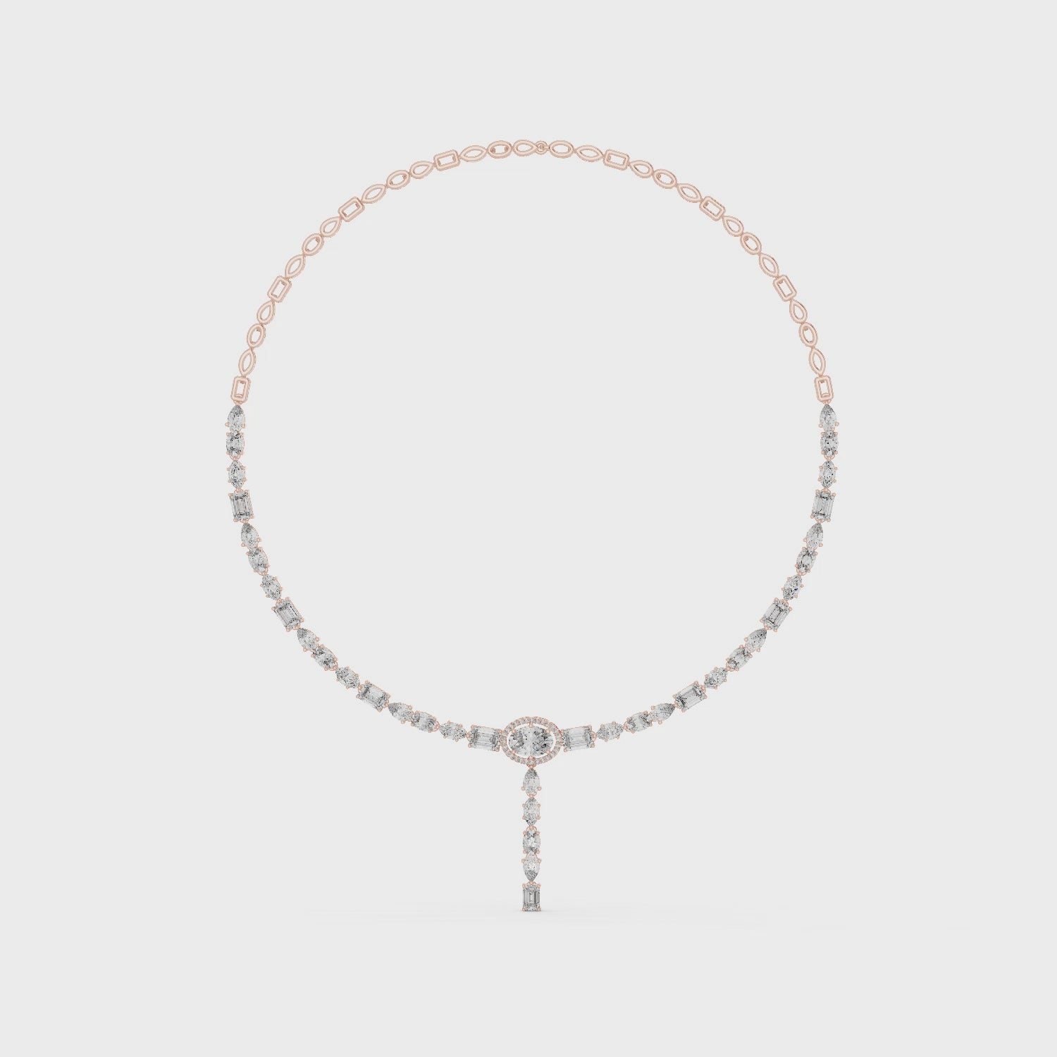 Whispering Grace Long Lariat Necklace