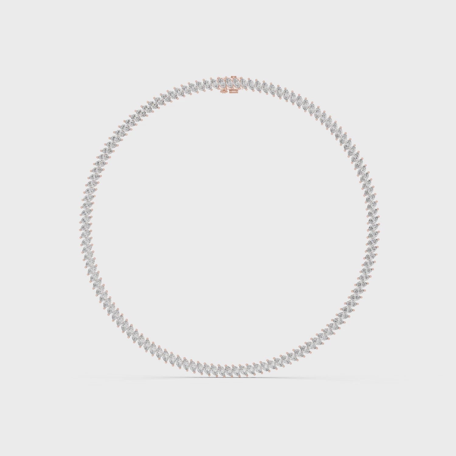 Radiant Leaf Silhouette Chain Necklace
