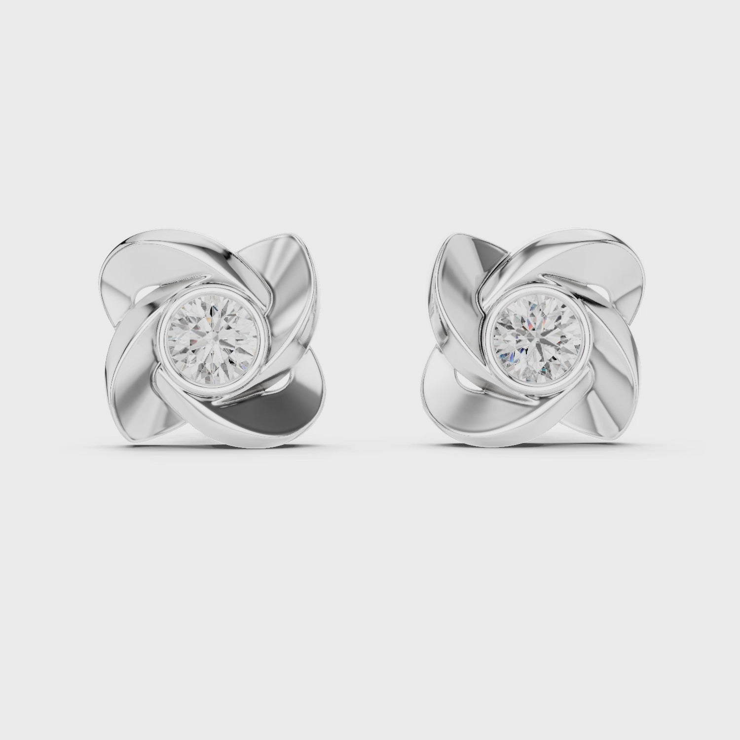Roselle Embrace Stud Earrings