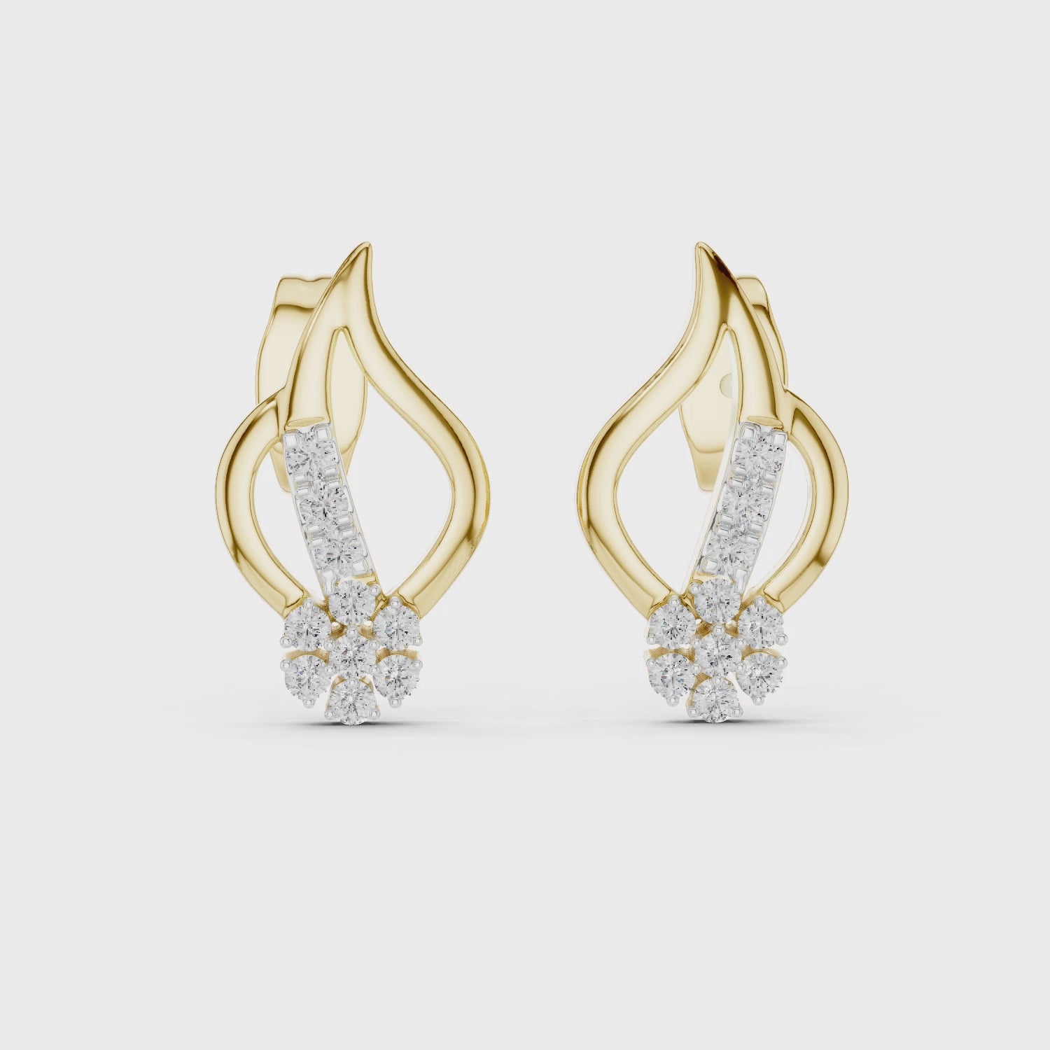 Radiant Curve Petal Studs