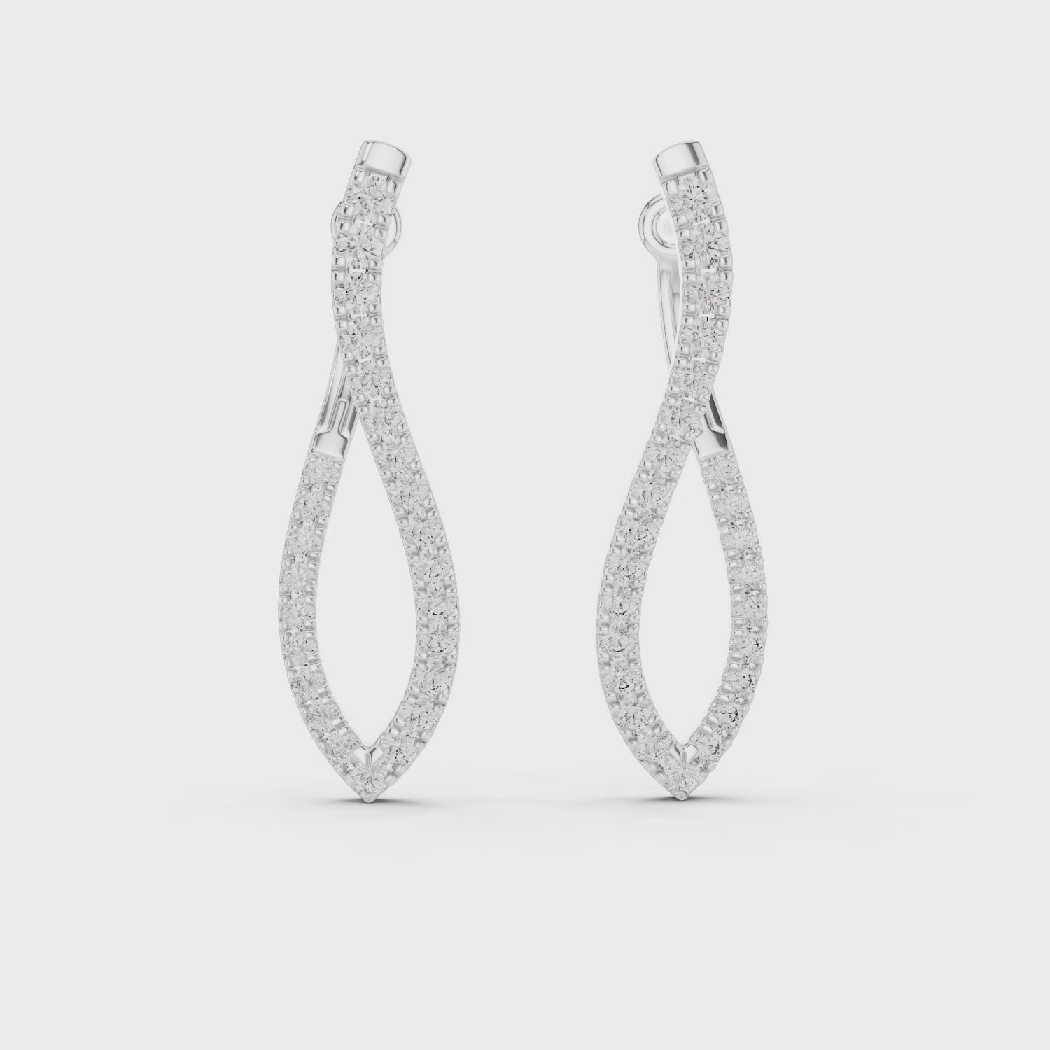 Elegant Infinity Embrace Earrings