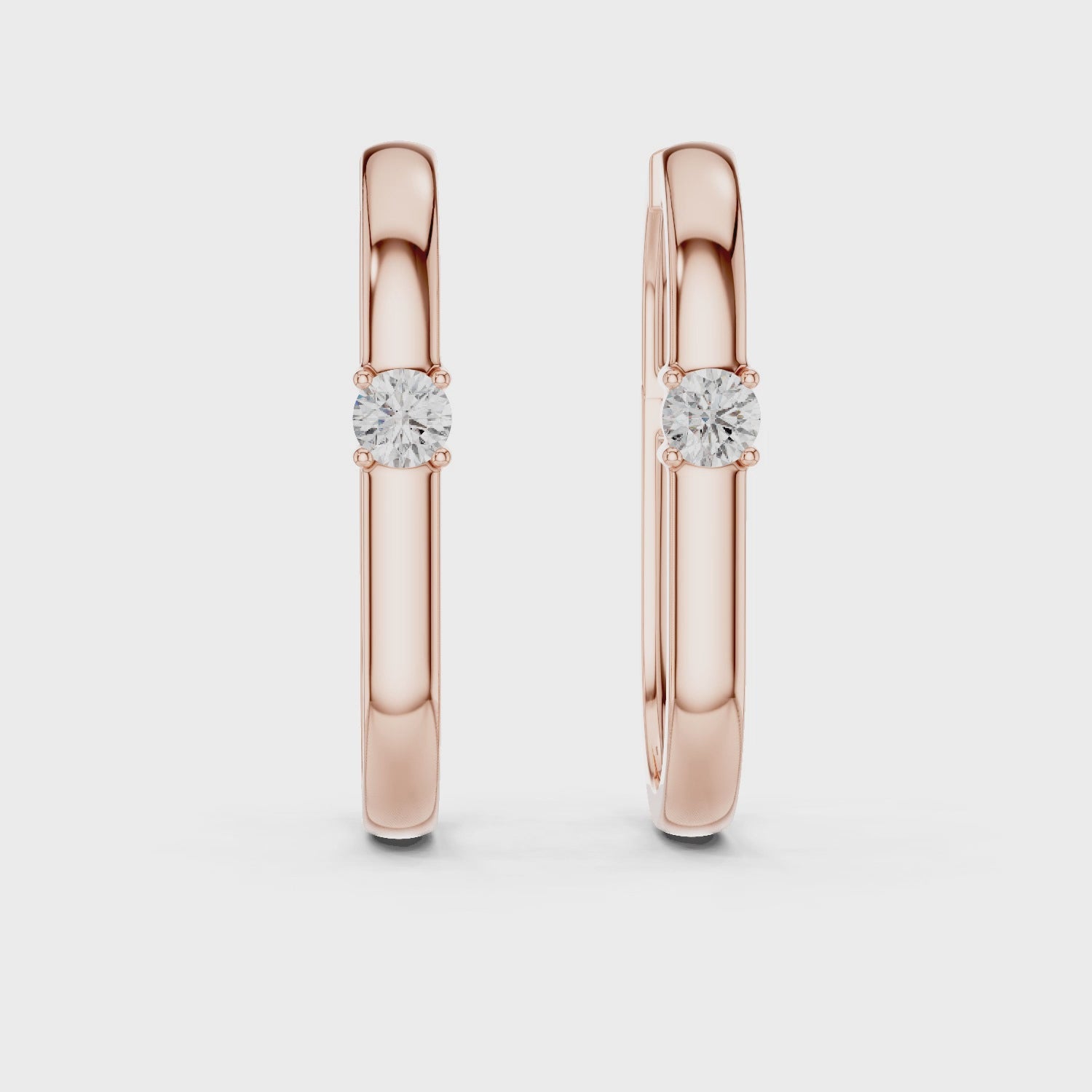 Radiant Elegance Hoop Earrings