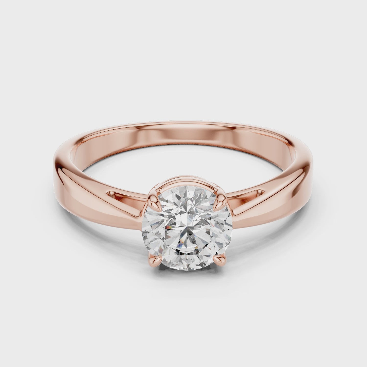 Celeste Embrace Solitaire Ring