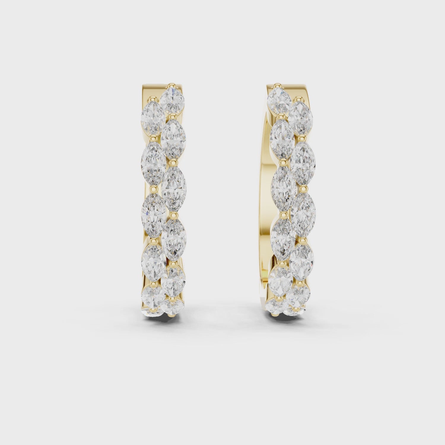 Twilight Glimmer Artisanal Hoops for Women