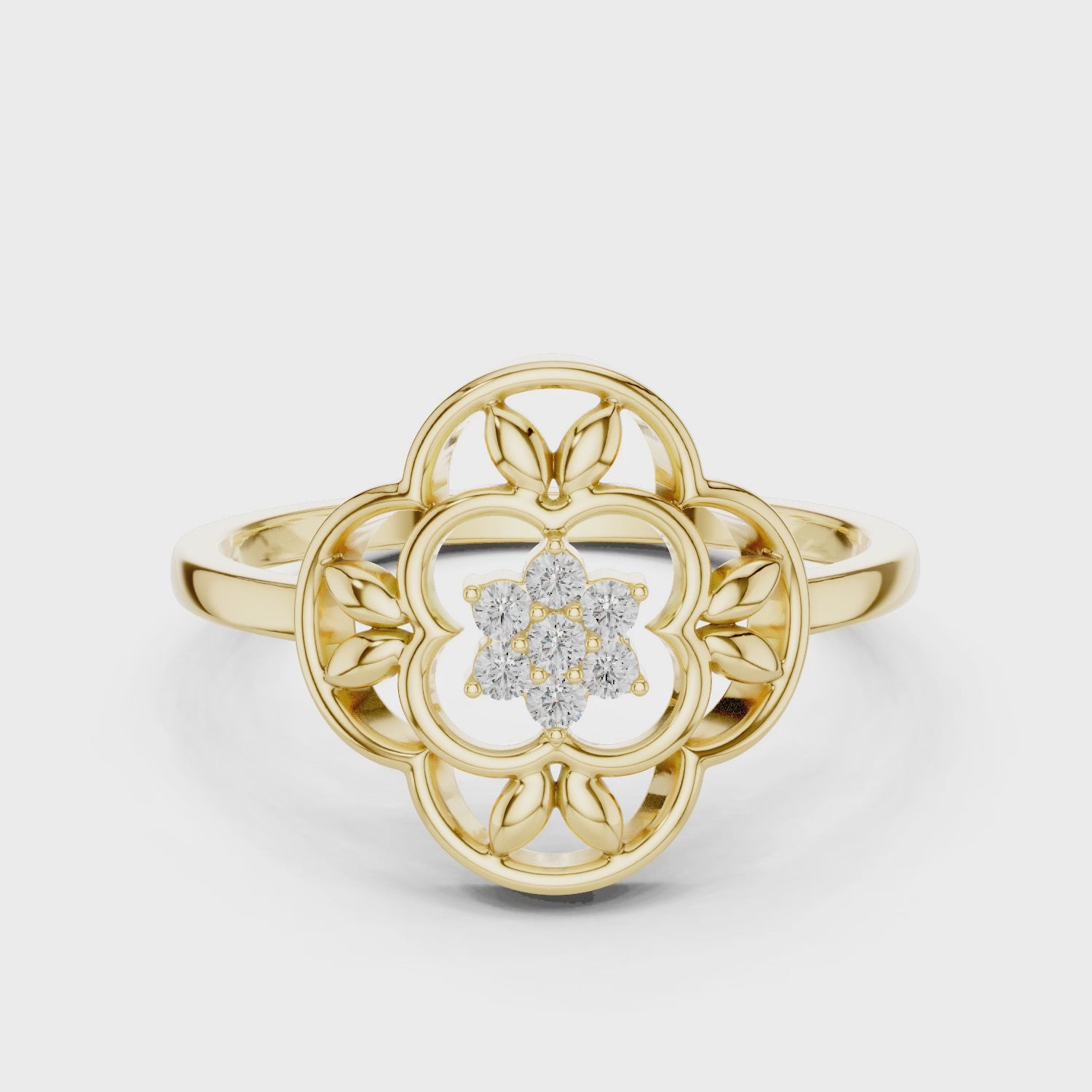 Petal Harmony Band Ring