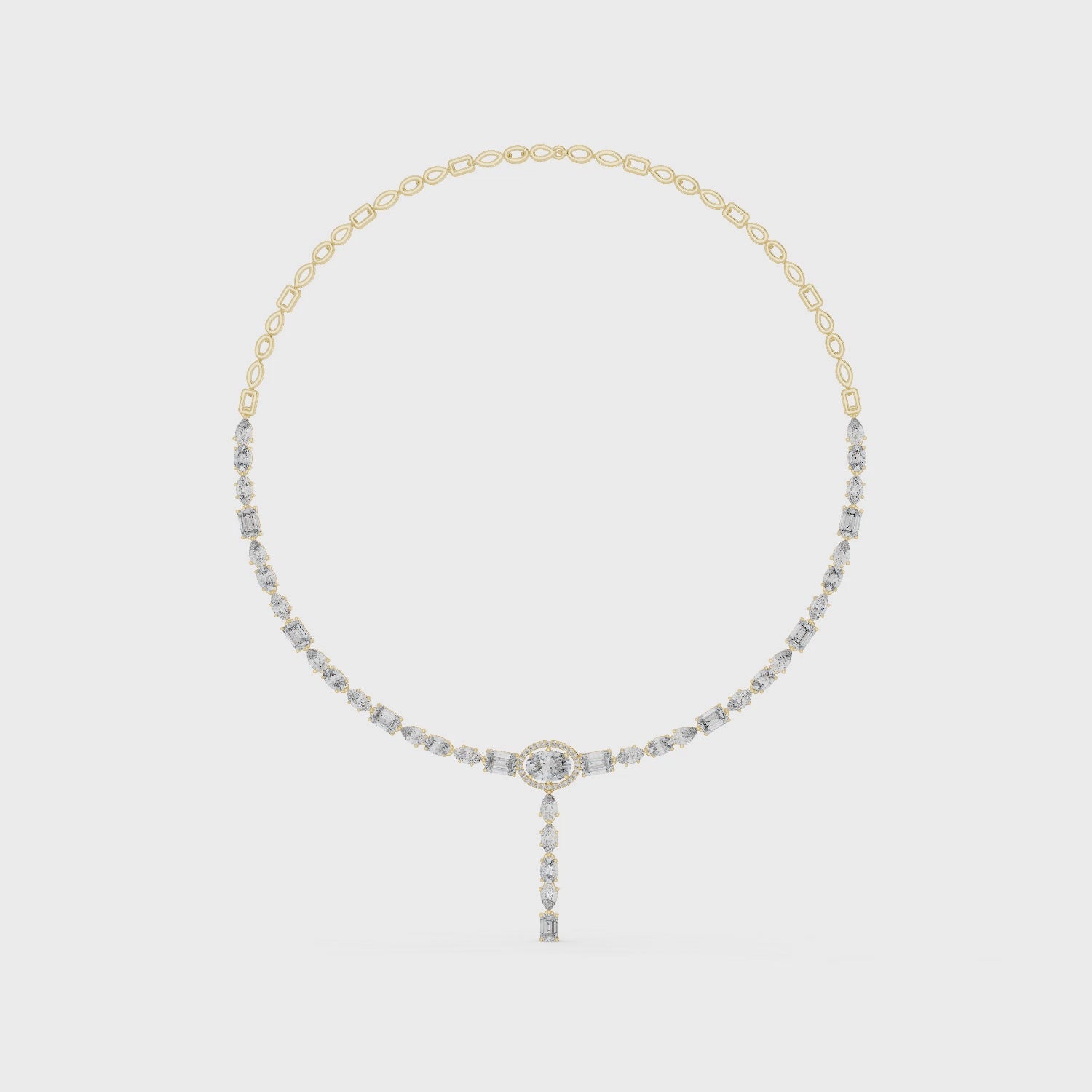 Whispering Grace Long Lariat Necklace