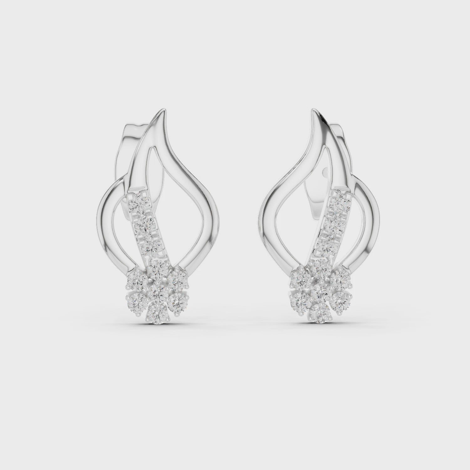 Radiant Curve Petal Studs