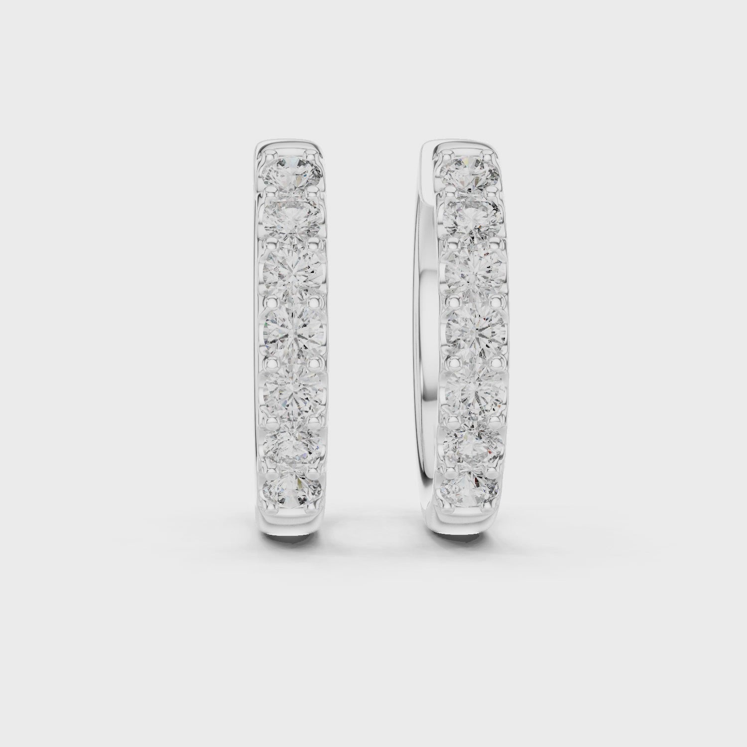 Midnight Whisper Huggie Earrings