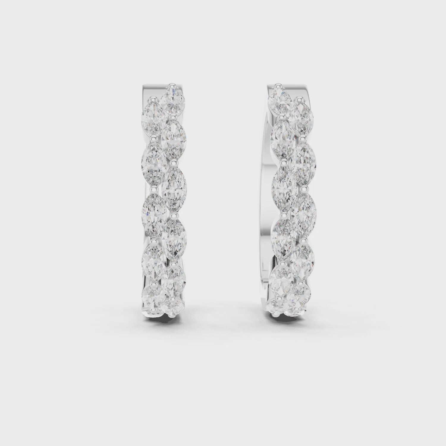 Twilight Glimmer Artisanal Hoops for Women