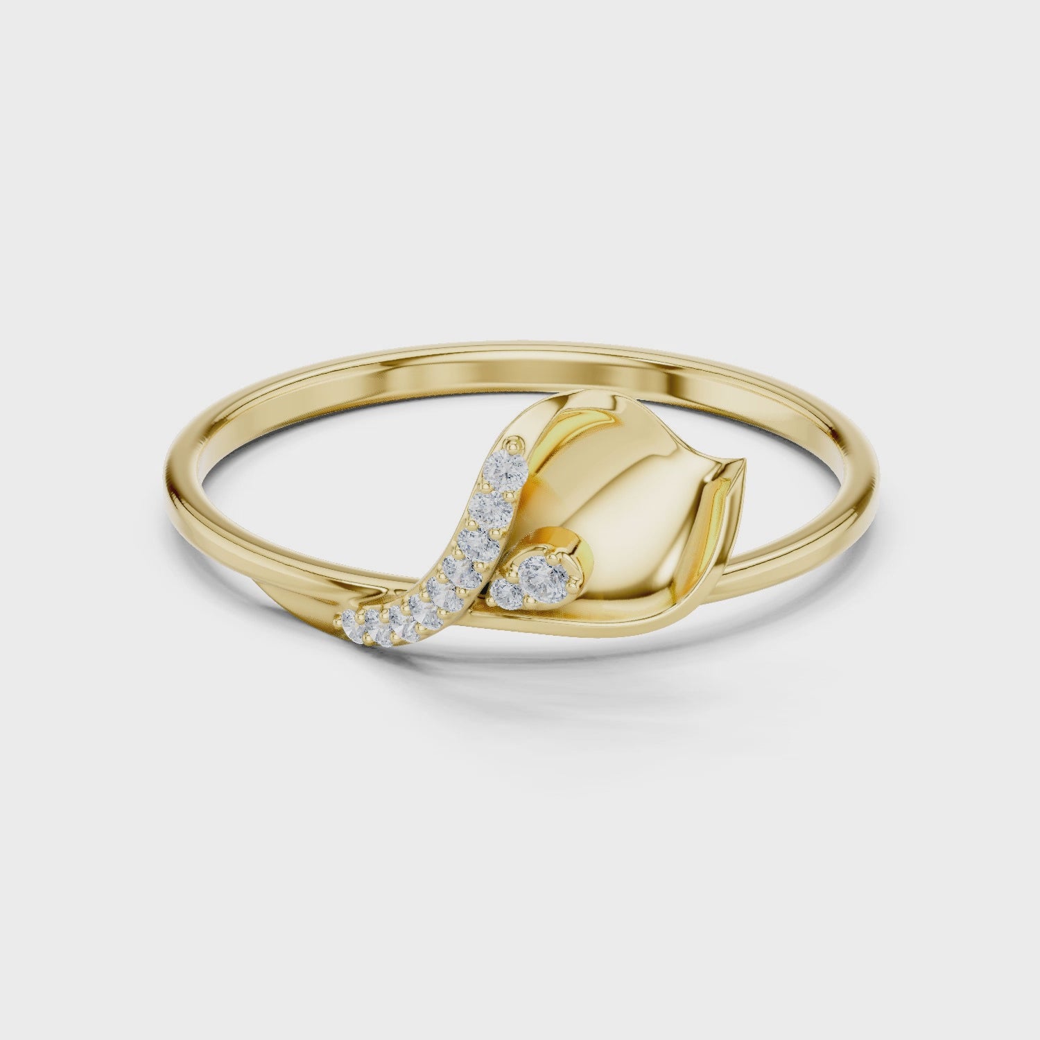 Mirage Twirl Petite Statement Ring