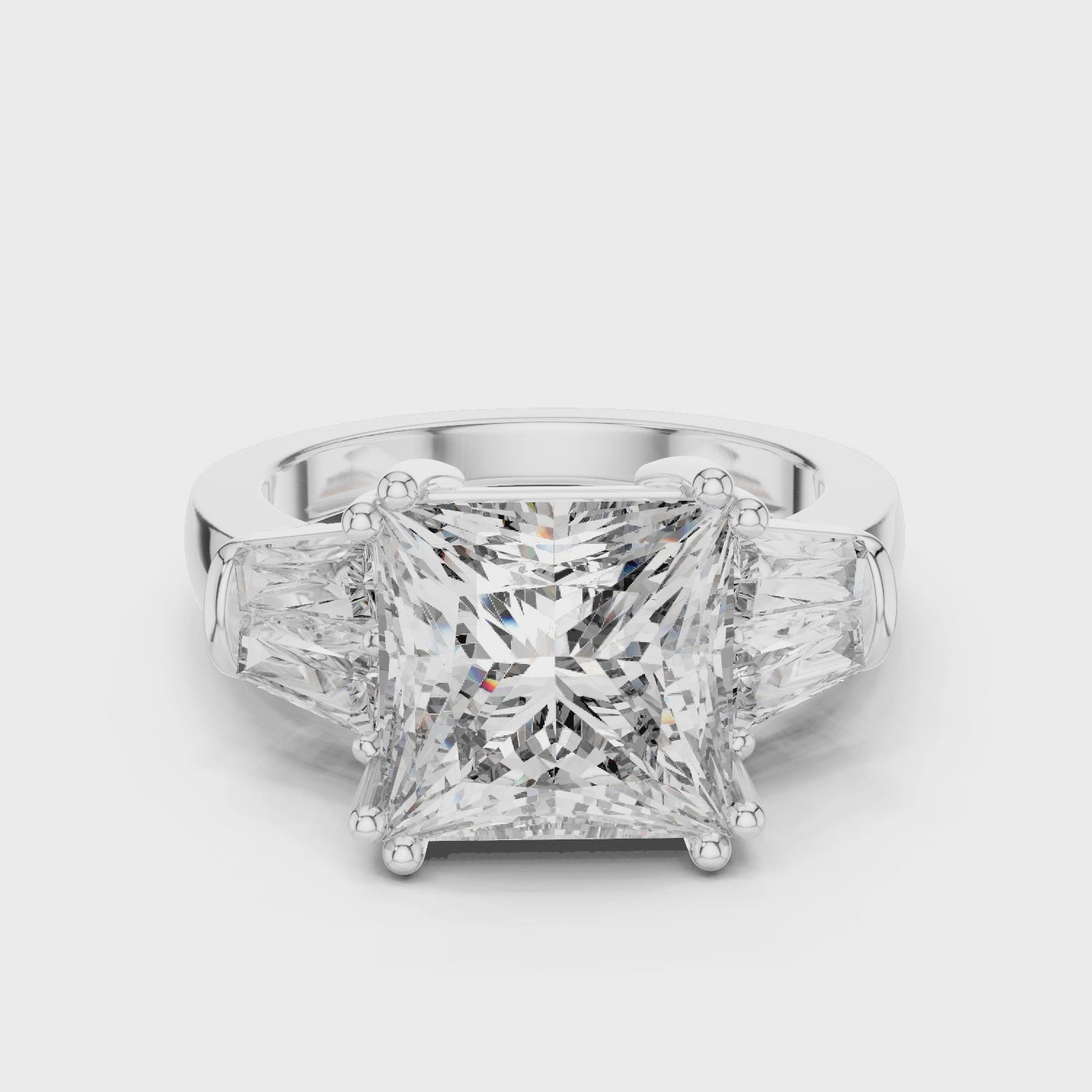 Luminous Aura Infinity Crown Ring