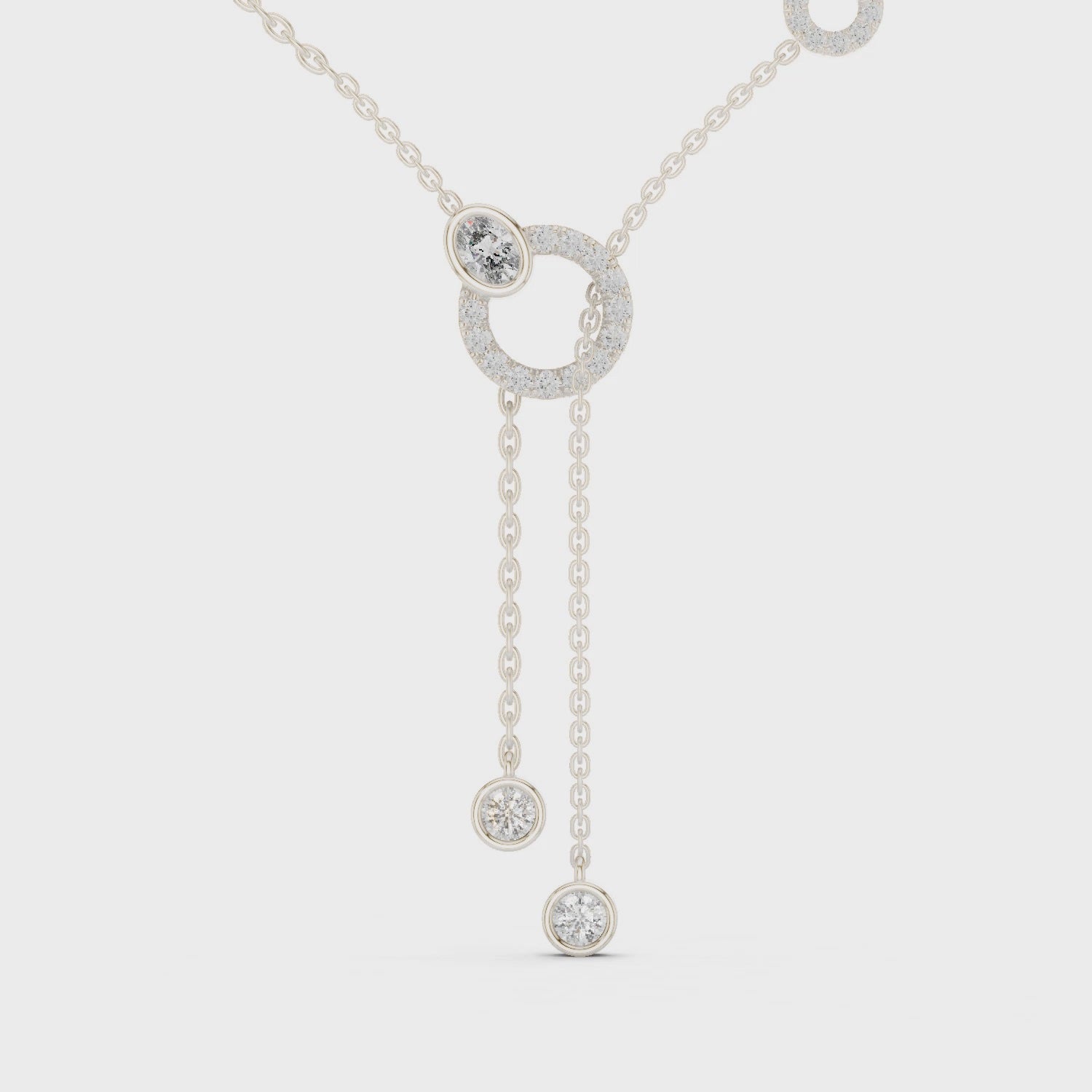 Gliding Radiance Y Pendant
