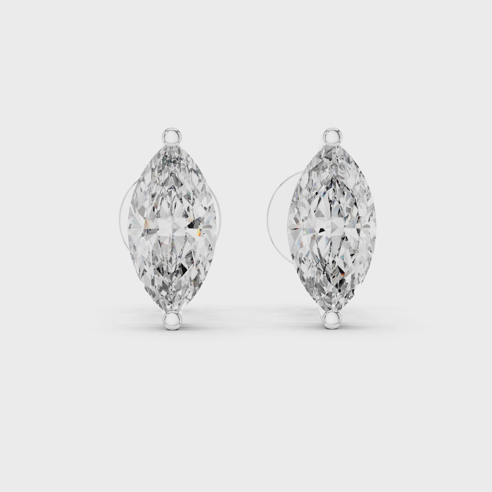 Ethereal Marquise Stud Earrings