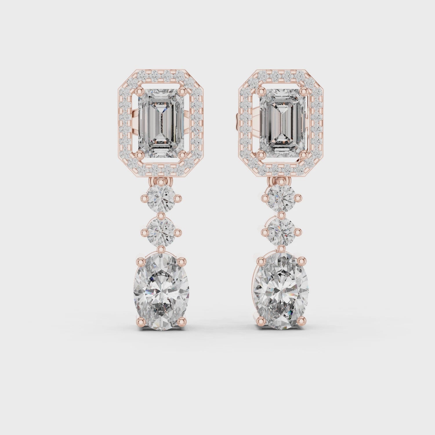 Radiant Harmony Stud Earrings