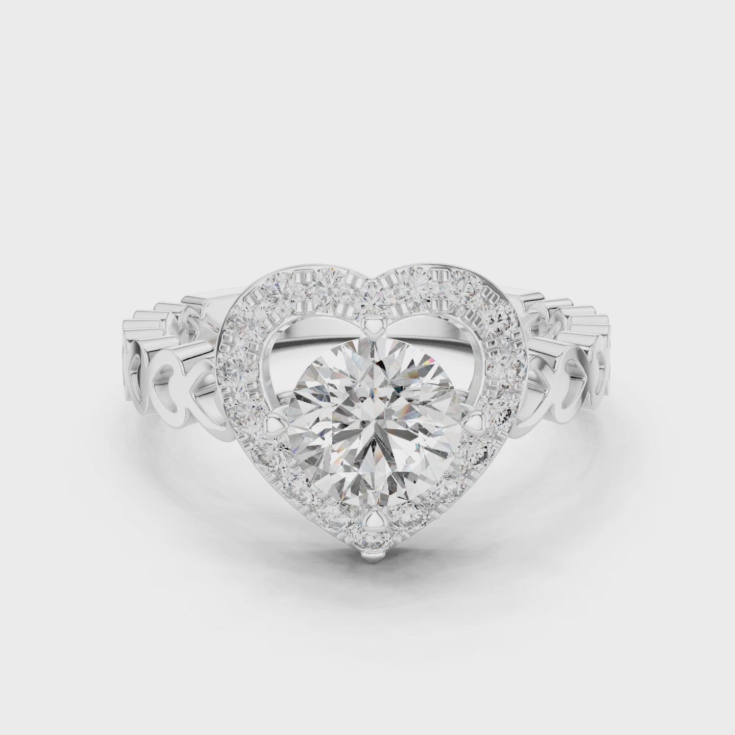 Promise Whisper Petite Engagement Ring