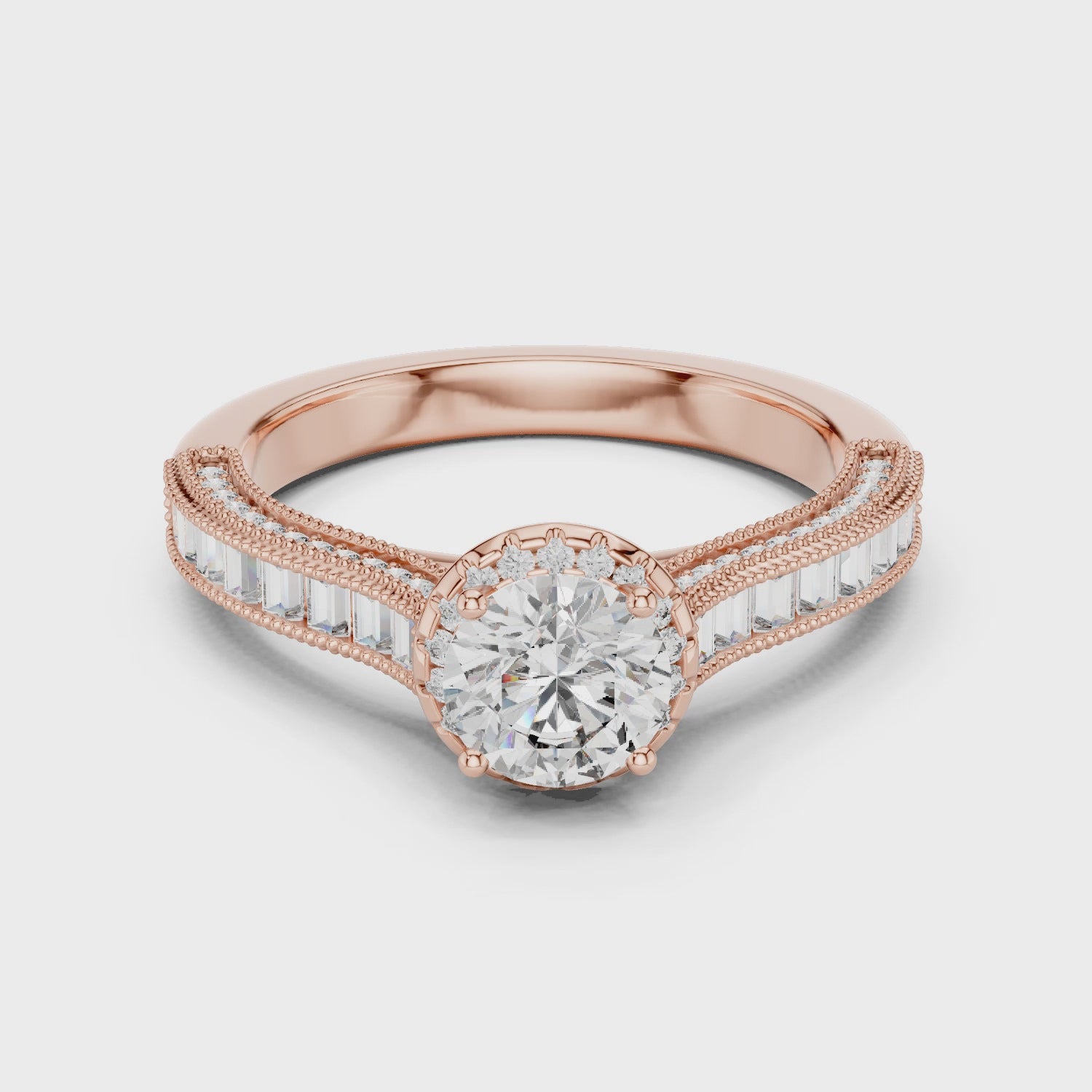 Radiant Double Band Grace Halo Ring