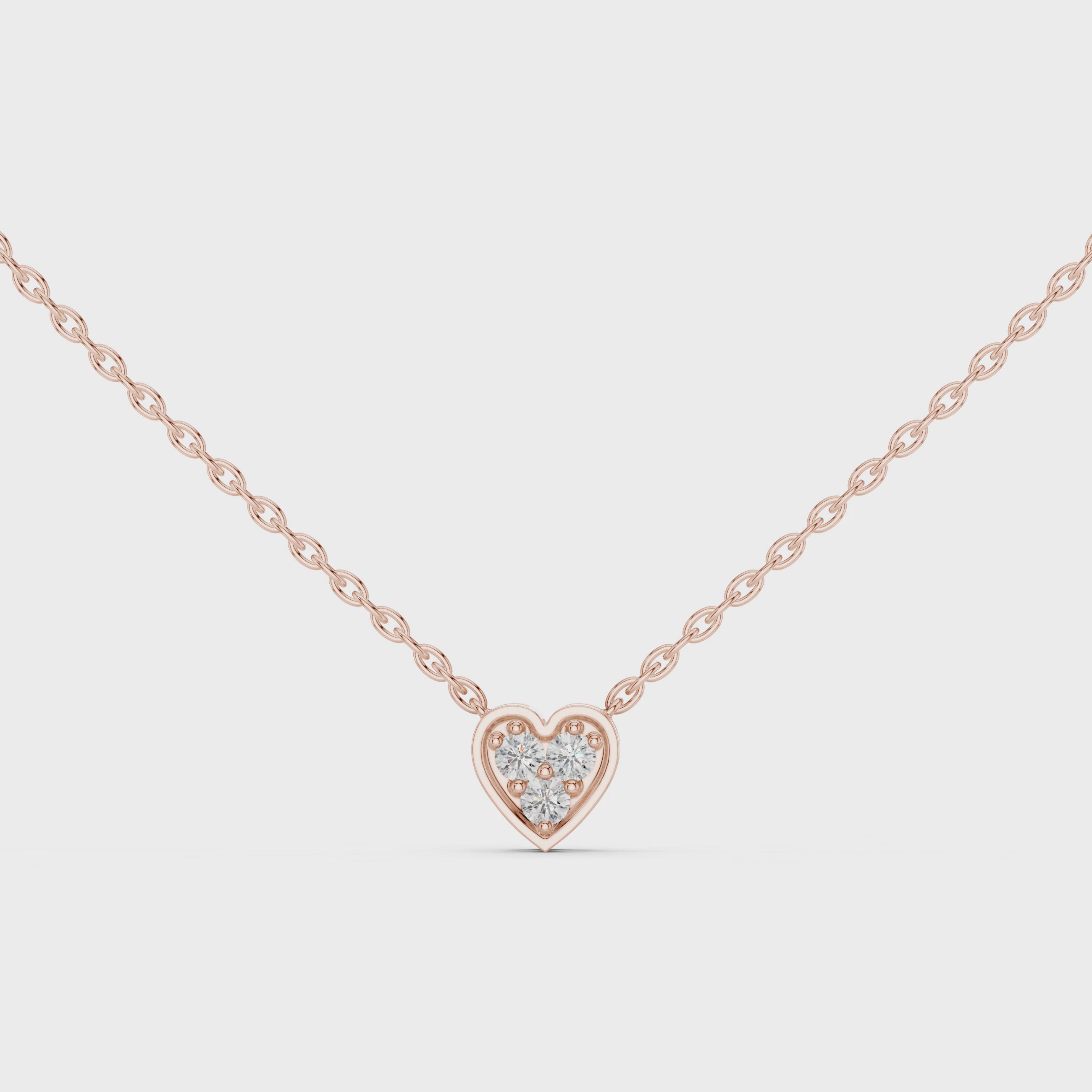Infinite Devotion Heart Charm Pendant
